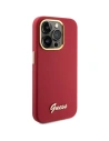 Buy Guess GUHCP15XSMBSLM Apple iPhone 15 Pro Max hardcase Silicone Script Metal Logo & Frame magenta - GUE3033 - {ean13} - Home Screen Store Europe