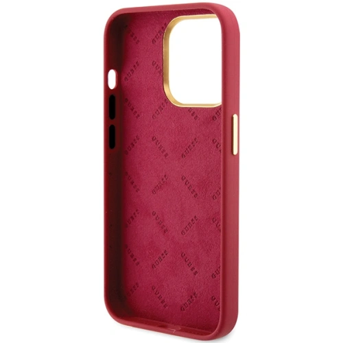Kup Etui Guess GUHCP15XSMBSLM Apple iPhone 15 Pro Max hardcase Silicone Script Metal Logo & Frame magenta - GUE3033 - {ean13} - Sklep Home Screen