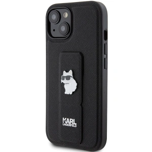 Kup Etui Karl Lagerfeld KLHCP15MGSACHPK Apple iPhone 15 Plus / 14 Plus hardcase Gripstand Saffiano Choupette Pins czarny/black - KLD1808 - {ean13} - Sklep Home Screen