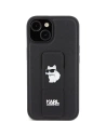 Kup Case Karl Lagerfeld KLHCP15MGSACHPK Apple iPhone 15 Plus / 14 Plus Hardcase Gripstand Saffiano Choupette Pins schwarz/black - KLD1808 - {ean13} - Sklep Home Screen