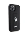 Kup Case Karl Lagerfeld KLHCP15MGSACHPK Apple iPhone 15 Plus / 14 Plus Hardcase Gripstand Saffiano Choupette Pins schwarz/black - KLD1808 - {ean13} - Sklep Home Screen