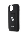 Kup Case Karl Lagerfeld KLHCP15MGSACHPK Apple iPhone 15 Plus / 14 Plus Hardcase Gripstand Saffiano Choupette Pins schwarz/black - KLD1808 - {ean13} - Sklep Home Screen