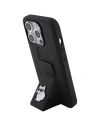 Kup Etui Karl Lagerfeld KLHCP15XGSACHPK Apple iPhone 15 Pro Max hardcase Gripstand Saffiano Choupette Pins czarny/black - KLD1813 - {ean13} - Sklep Home Screen