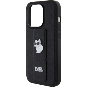 Kup Etui Karl Lagerfeld KLHCP15XGSACHPK Apple iPhone 15 Pro Max hardcase Gripstand Saffiano Choupette Pins černý/black - KLD1813 - {ean13} - Sklep Home Screen