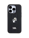 Kup Etui Karl Lagerfeld KLHCP15XGSAKCPK Apple iPhone 15 Pro Max hardcase Gripstand Saffiano Karl&Choupette Pins czarny/black - KLD1814 - {ean13} - Sklep Home Screen