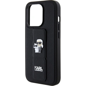 Kup Etui Karl Lagerfeld KLHCP15XGSAKCPK Apple iPhone 15 Pro Max hardcase Gripstand Saffiano Karl&Choupette Pins czarny/black - KLD1814 - {ean13} - Sklep Home Screen