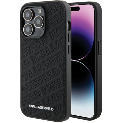Kup Case Karl Lagerfeld KLHCP15XPQKPMK Apple iPhone 15 Pro Max Hardcase Quilted K Pattern schwarz/black - KLD1815 - {ean13} - Sklep Home Screen