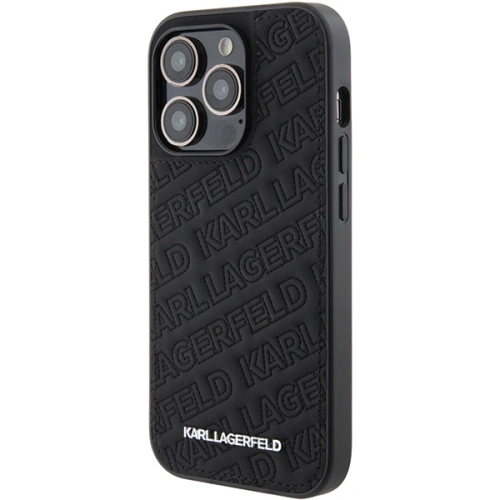 Kup Case Karl Lagerfeld KLHCP15XPQKPMK Apple iPhone 15 Pro Max Hardcase Quilted K Pattern schwarz/black - KLD1815 - {ean13} - Sklep Home Screen