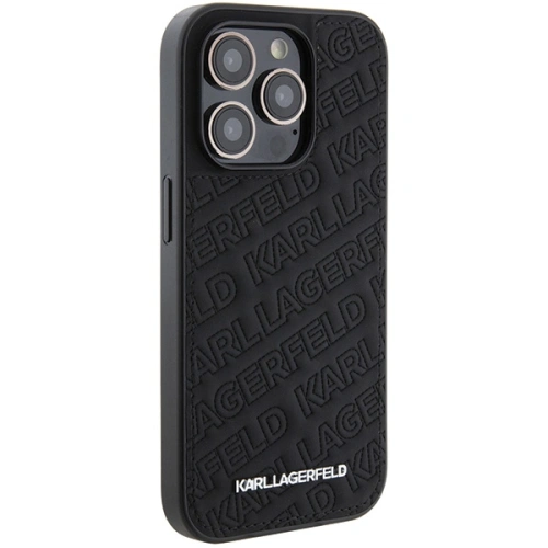 Kup Case Karl Lagerfeld KLHCP15XPQKPMK Apple iPhone 15 Pro Max Hardcase Quilted K Pattern schwarz/black - KLD1815 - {ean13} - Sklep Home Screen