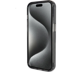 Kup Etui Guess GUHMP15MHRSGSK Apple iPhone 15 Plus / 14 Plus hardcase Ring Stand Script Glitter MagSafe czarny/black - GUE3039 - {ean13} - Sklep Home Screen