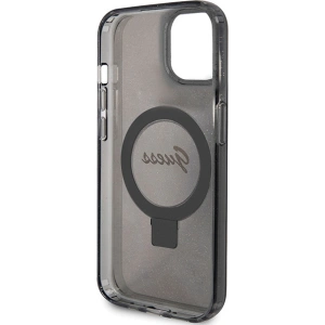 Kup Etui Guess GUHMP15MHRSGSK Apple iPhone 15 Plus / 14 Plus hardcase Ring Stand Script Glitter MagSafe czarny/black - GUE3039 - {ean13} - Sklep Home Screen