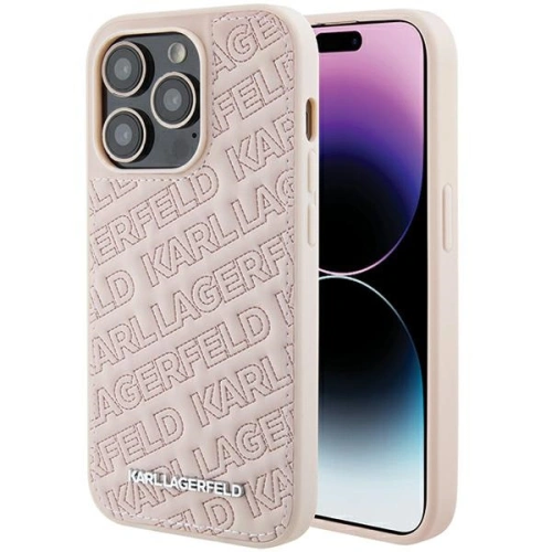 Kup Etui Karl Lagerfeld KLHCP15XPQKPMP Apple iPhone 15 Pro Max hardcase Quilted K Pattern różowy/pink - KLD1816 - {ean13} - Sklep Home Screen
