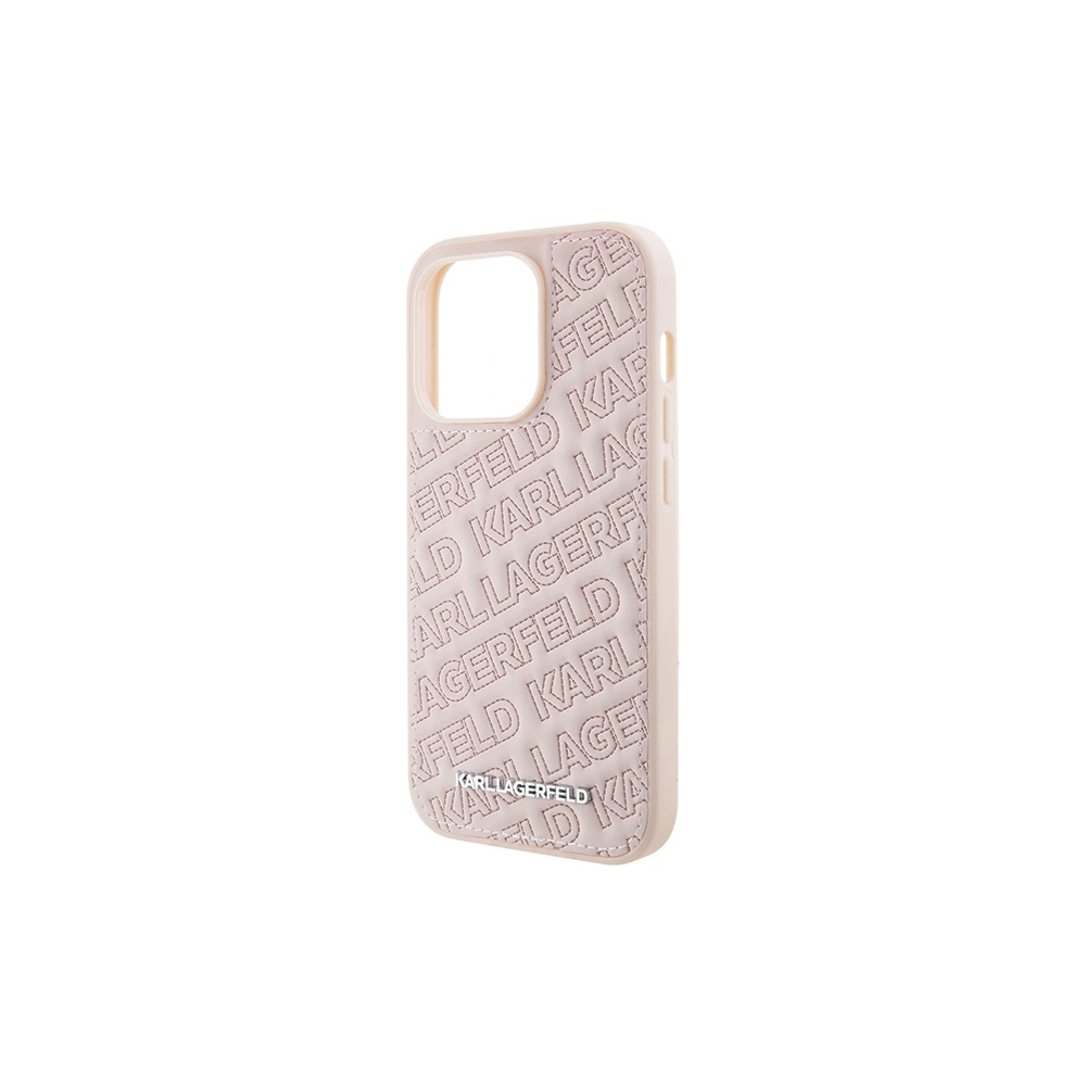 Etui Karl Lagerfeld KLHCP15XPQKPMP Apple iPhone 15 Pro Max hardcase Quilted K Pattern różowy/pink