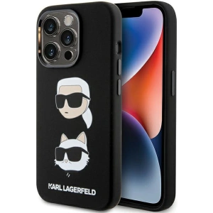 Kup Etui Karl Lagerfeld KLHCP15XSDHKCNK Apple iPhone 15 Pro Max Silicone Karl&Choupette Head czarny/black - KLD1817 - {ean13} - Sklep Home Screen