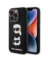 Etui Karl Lagerfeld KLHCP15XSDHKCNK Apple iPhone 15 Pro Max Silicone Karl&Choupette Head czarny/black