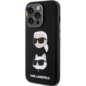 Kup Etui Karl Lagerfeld KLHCP15XSDHKCNK Apple iPhone 15 Pro Max Silicone Karl&Choupette Head czarny/black - KLD1817 - {ean13} - Sklep Home Screen