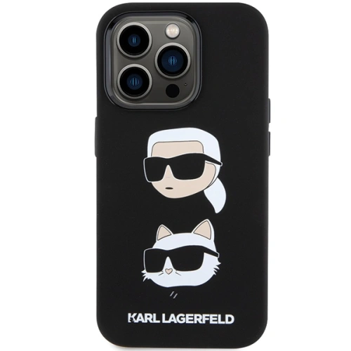 Kup Etui Karl Lagerfeld KLHCP15XSDHKCNK Apple iPhone 15 Pro Max Silicone Karl&Choupette Head czarny/black - KLD1817 - {ean13} - Sklep Home Screen