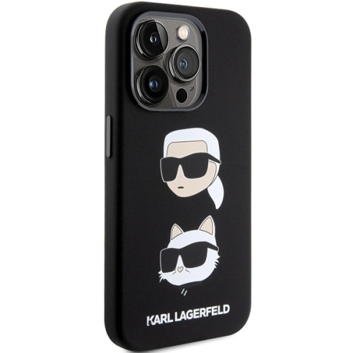 Kup Etui Karl Lagerfeld KLHCP15XSDHKCNK Apple iPhone 15 Pro Max Silicone Karl&Choupette Head czarny/black - KLD1817 - {ean13} - Sklep Home Screen