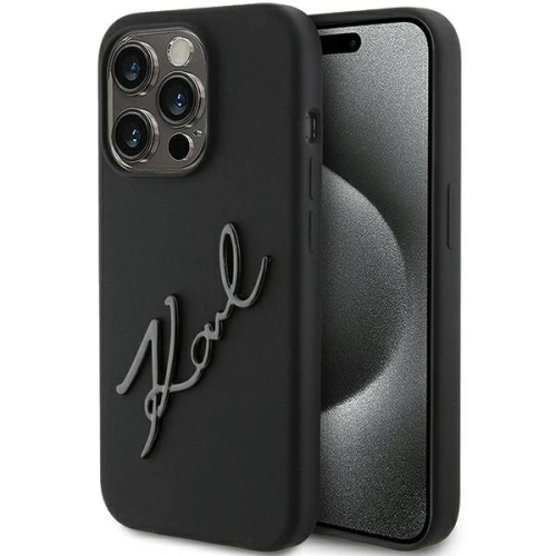 Kup Etui Karl Lagerfeld KLHCP15XSKSBMCK Apple iPhone 15 Pro Max hardcase silikonový Karl Script černý/black - KLD1818 - {ean13} - Sklep Home Screen