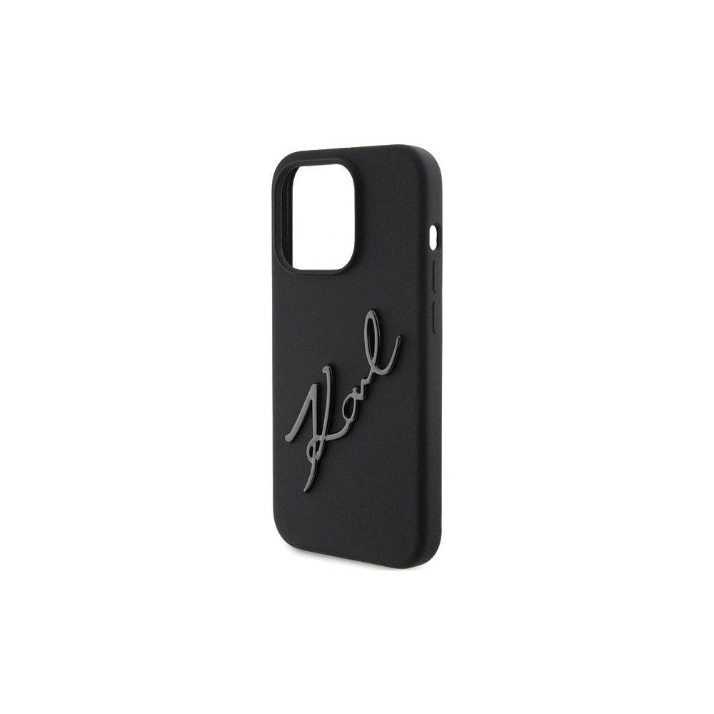 Etui Karl Lagerfeld KLHCP15XSKSBMCK Apple iPhone 15 Pro Max hardcase Silicone Karl Script czarny/black