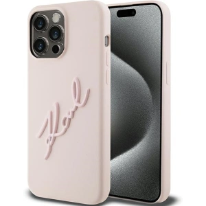 Kup Etui Karl Lagerfeld KLHCP15XSKSBMCP Apple iPhone 15 Pro Max hardcase Silicone Karl Script růžový/pink - KLD1819 - {ean13} - Sklep Home Screen