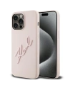 Etui Karl Lagerfeld KLHCP15XSKSBMCP Apple iPhone 15 Pro Max hardcase Silicone Karl Script růžový/pink