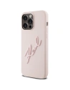 Kup Case Karl Lagerfeld KLHCP15XSKSBMCP Apple iPhone 15 Pro Max Hardcase Silikon Karl Script rosa/pink - KLD1819 - {ean13} - Sklep Home Screen