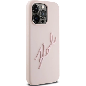 Kup Etui Karl Lagerfeld KLHCP15XSKSBMCP Apple iPhone 15 Pro Max hardcase Silicone Karl Script różowy/pink - KLD1819 - {ean13} - Sklep Home Screen