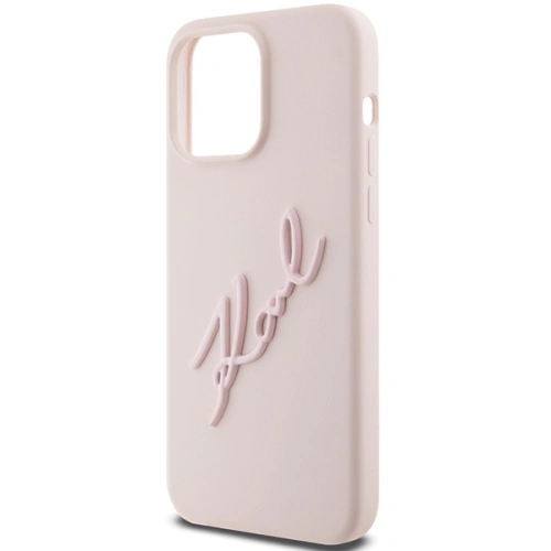 Kup Case Karl Lagerfeld KLHCP15XSKSBMCP Apple iPhone 15 Pro Max Hardcase Silikon Karl Script rosa/pink - KLD1819 - {ean13} - Sklep Home Screen