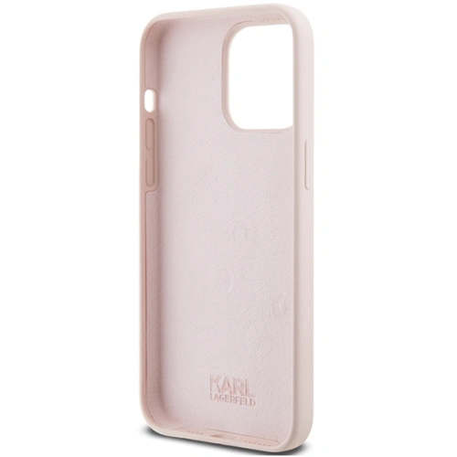 Kup Case Karl Lagerfeld KLHCP15XSKSBMCP Apple iPhone 15 Pro Max Hardcase Silikon Karl Script rosa/pink - KLD1819 - {ean13} - Sklep Home Screen