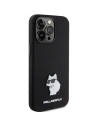 Kup Etui Karl Lagerfeld KLHCP15XSMHCNPK Apple iPhone 15 Pro Max Silicone Choupette Metal Pin czarny/black - KLD1820 - {ean13} - Sklep Home Screen
