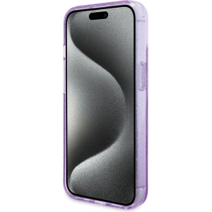 Kup Guess Apple Carcasă GUHMP15MHRSGSU iPhone 15 Plus / 14 Plus hardcase Ring Stand Script Glitter MagSafe violet/violet - GUE3041 - {ean13} - Sklep Home Screen