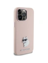 Kup Etui Karl Lagerfeld KLHCP15XSMHCNPP Apple iPhone 15 Pro Max szilikon Choupette fém kitűző rózsaszín/pink - KLD1821 - {ean13} - Sklep Home Screen