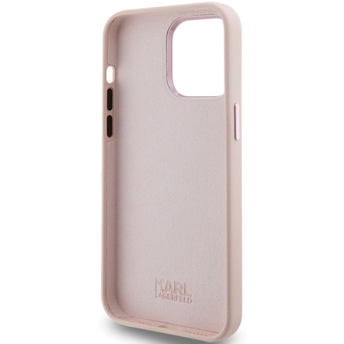 Kup Etui Karl Lagerfeld KLHCP15XSMHCNPP Apple iPhone 15 Pro Max Silicone Choupette Metal Pin różowy/pink - KLD1821 - {ean13} - Sklep Home Screen
