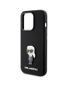 Kup Etui Karl Lagerfeld KLHCP15XSMHKNPK Apple iPhone 15 Pro Max Szilikon Ikonik Fém Pin fekete/black - KLD1822 - {ean13} - Sklep Home Screen