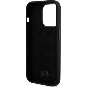 Kup Etui Karl Lagerfeld KLHCP15XSMHKNPK Apple iPhone 15 Pro Max Szilikon Ikonik Fém Pin fekete/black - KLD1822 - {ean13} - Sklep Home Screen