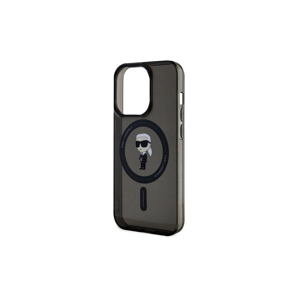 Etui Karl Lagerfeld KLHMP14XHFCKNOK Apple iPhone 14 Pro Max hardcase IML Ikonik MagSafe czarny/black