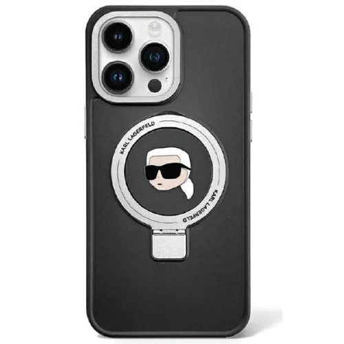 Kup Etui Karl Lagerfeld KLHMP15MHMRSKHK Apple iPhone 15 Plus / 14 Plus hardcase Ring Stand Karl Head MagSafe černý/black - KLD1824 - {ean13} - Sklep Home Screen