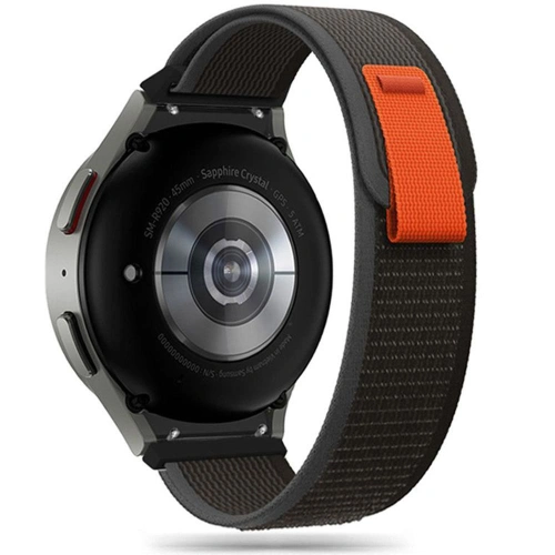 Kup Pasek Tech-Protect Nylon Samsung Galaxy Watch 4/5/5 Pro/6 fekete/narancs - THP2430 - {ean13} - Sklep Home Screen