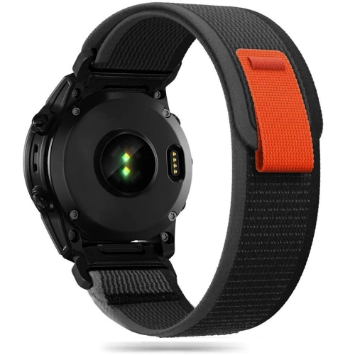 Kup Pásek Tech-Protect Nylon Garmin Fenix 5/6/6 Pro/7 černý/oranžový - THP2431 - {ean13} - Sklep Home Screen