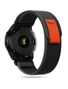 Tech-Protect Curea Nylon Garmin Fenix 5/6/6 Pro/7 negru/portocaliu