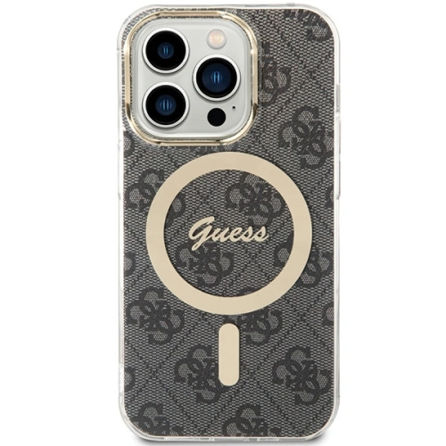 Kup Etui Guess GUHMP15LH4STK Apple iPhone 15 Pro hardcase IML 4G MagSafe fekete/black - GUE3045 - {ean13} - Sklep Home Screen