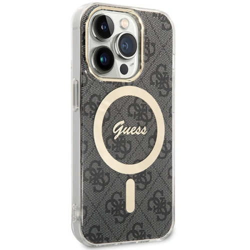 Kup Etui Guess GUHMP15LH4STK Apple iPhone 15 Pro hardcase IML 4G MagSafe fekete/black - GUE3045 - {ean13} - Sklep Home Screen
