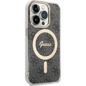 Buy Guess GUHMP15XH4STK Apple iPhone 15 Pro Max hardcase IML 4G MagSafe black - GUE3047 - {ean13} - Home Screen Store Europe