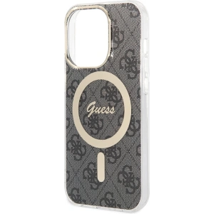 Buy Guess GUHMP15XH4STK Apple iPhone 15 Pro Max hardcase IML 4G MagSafe black - GUE3047 - {ean13} - Home Screen Store Europe