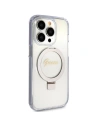 Kup Guess Apple Carcasă GUHMP15XHRSGSD iPhone 15 Pro Max hardcase Ring Stand Script Glitter MagSafe transparent/transparent - GUE3048 - {ean13} - Sklep Home Screen