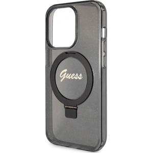 Kup Etui Guess GUHMP15XHRSGSK Apple iPhone 15 Pro Max hardcase Ring Stand Script Glitter MagSafe černý/black - GUE3049 - {ean13} - Sklep Home Screen