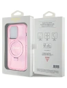 Kup Guess Apple Carcasă GUHMP15XHRSGSP iPhone 15 Pro Max hardcase Ring Stand Script Glitter MagSafe roz/roz - GUE3050 - {ean13} - Sklep Home Screen