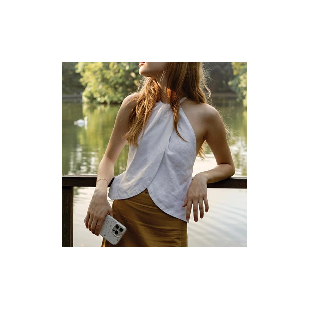 Etui UNIQ Coehl Prairie Apple iPhone 15 Pro beżowy/blush beige