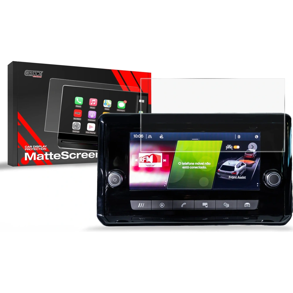 Folia matowa GrizzGlass CarDisplay Protection do Seat Ibiza 5 8,25" 2020-2024